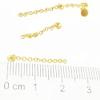 4 Pcs New SmileTech Gold Traction Chain Orthodontics Lingual Buttons Dental Orthodontic Materials view 2
