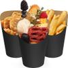 CUSINIUM 14 oz 50-Pack Black French Fry Cups - Charcuterie Cups Disposable view 1