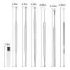CYSNATU Ear Wax Removal Kit, Ear Cleaner, Ear Pick, Ear Cleaning Tool Set Stainless Steel 6 in 1 Ear Spoon Curette (with Cleaning Brush and Storage Box, Silver) view 3