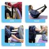 EDWERD Extremity Mobilization Belt - 7.5 ft Adjustable Manual Traction Mobility Aid Strap for Stretching Yoga Leg Shoulder Exercise Shoulder Joint Release Knee Arthritis (Black) view 3