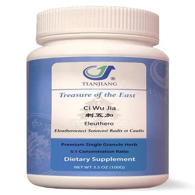 Treasure of the East, Eleuthero - Ci Wu Jia (5:1 Herbal Extract Granules, 100g)