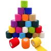24 Pack 2 x 5 Yards Self Adhesive Bandage Wrap Athletic Elastic Breathable Cohesive Bandage Wrap Rolls for Stretch, Sports, First Aid, Wrist, Ankle Sprains, Swelling, and Vet Wrap(Rainbow) view 1