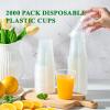 Vplus 2000 Pack 7 OZ Drinking Clear Plastic Cups, 7 Ounce Disposable Cold Water Party Dessert Bulk Cups for Business Wedding Party view 3