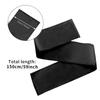 2Pcs Satin Eye Mask Sleep Mask, Adjustable Blindfold Soft Satin Eye Covers Valentine's Day Gift for Travel, Nap, Meditation,157cm/62inch (Black+Pink) view 3