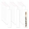 EachDusto Long Self Stick Cellophane Bags 2 x 10 Clear Adhesive Pretzel Rod Bags 100pcs OPP Poly Cello Bags 2mil for Necklace Candies Candle Cutlery Makeup Brush Sugar Cane Pen view 1