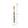 EachDusto Long Self Stick Cellophane Bags 2 x 10 Clear Adhesive Pretzel Rod Bags 100pcs OPP Poly Cello Bags 2mil for Necklace Candies Candle Cutlery Makeup Brush Sugar Cane Pen view 2