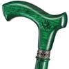 Asterom Irish Walking Cane for Men and Women - Handmade, Ergonomic, Wooden - Irish Walking Stick, Shamrock, Green Walking Canes - 36 Inch view 1