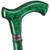 Asterom Irish Walking Cane for Men and Women - Handmade, Ergonomic, Wooden - Irish Walking Stick, Shamrock, Green Walking Canes - 36 Inch view 2