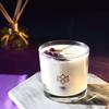 ALUMINATE LIFE Luxury Glass Jar Candle, 14.5 OZ, Release - Amethyst Healing Crystal Infused - Scents of Lavender, Bergamot, & Frankincense - Relieve, Support, & Transform - Coconut Wax, Essential Oils view 4