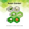 Asian Garden 16oz Linen Spray Air Freshener with Jasmine, Vanilla, Amber, & More Notes for bedding, pillows, sheets, room, and car view 2