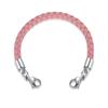 Medical Alert ID Pink Leather Bolo Replacement Bracelet Strand - 6 Sizes! (Pink, 7.5") view 1