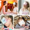 3 Pieces Sleep Mask for Kids, Girls Plush Sleeping Eye Cover Soft Eye Blindfold Cover Animal Shade for Kids(Mixed Colors, Pink, White,Cute Style) view 4