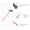 EXCEART Ox Horn Back Scratcher Body Massager Hammer Hand Massage Tools for Scratching Itches Home Family 35-38cm view 2
