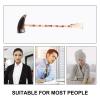 EXCEART Ox Horn Back Scratcher Body Massager Hammer Hand Massage Tools for Scratching Itches Home Family 35-38cm view 3