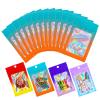 100 Pcs Holographic Mylar Bags,4.0x5.9 Inch Small Odor Proof Bags Resealable Zipper Cosmetic Storage Bags for Small Business Lip Gloss Nail Lash Jewelry Packaging view 1