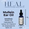 Harmony's Mullein Ear Oil + Garlic Oil - 1oz for dry, itchy ears view 2