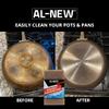 AL-NEW Walnut Cleaning Pads | Versatile, Scratch Resistant Household Cleaning & Scouring Pads for Kitchen Cleaning, Dishes, Pots, Pans & More (6 Pack) view 2