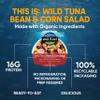 Wild Planet Ready-to-Eat Wild Tuna, Bean & Corn Salad with Organic Sweetcorn, Red Peppers and Carrots, 5.6oz (Pack of 12) view 3