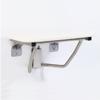 Padded Folding Shower Seat - Wall Mount Bench for Inside Shower / ADA Bathroom Safety Assist / 304 Stainless Steel / Marine Grade Vinyl / 32" x 16" view 1