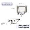 Padded Folding Shower Seat - Wall Mount Bench for Inside Shower / ADA Bathroom Safety Assist / 304 Stainless Steel / Marine Grade Vinyl / 32" x 16" view 3