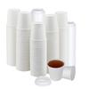 Smygoods White Disposable Paper Coffee Cups with Lids (4 OZ, 50 Count) For Hot Beverages, Tea, Espresso, Cocoa - To Go Drink Containers, Caf & Office view 1