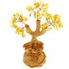 Crystal Fortune Tree Mini Feng Shui Crystal Money Tree Seven Chakra Natural Healing Gemstone Crystal Bonsai Fortune Lucky Wealth Bonsai Style Office Decor Spiritual Gift Crystal Bonsai Fortune Money T view 1