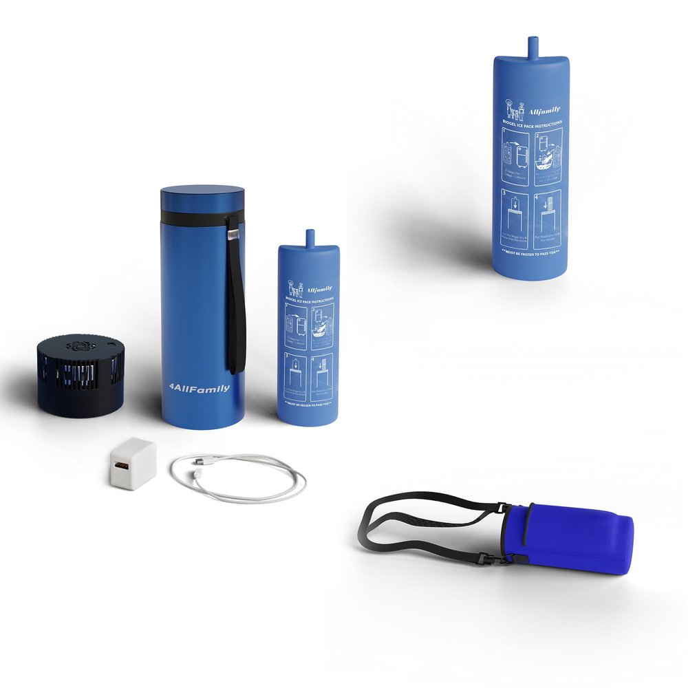 4ALLFAMILY Explorer Cooler Model + Cup Cover + Big BIOGEL