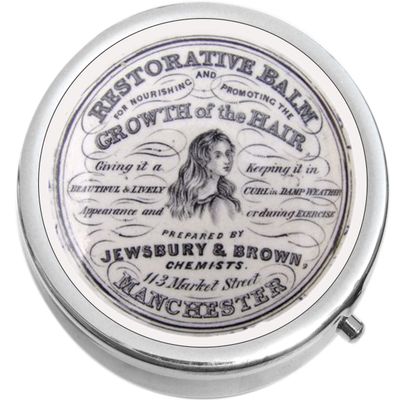 Apothecary Restorative Hair Balm Medicine Pill Box