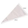 Dzrige 100 Pieces Transparent Cone Bags Clear Treat Bags with Gold Twist Ties Plastic Triangle Bags for Easter Christmas Wedding Decoration Cookies Candy Chocolates Popcorn Craft Gifts - 5.1" x 9.8" view 2
