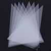 Dzrige 100 Pieces Transparent Cone Bags Clear Treat Bags with Gold Twist Ties Plastic Triangle Bags for Easter Christmas Wedding Decoration Cookies Candy Chocolates Popcorn Craft Gifts - 5.1" x 9.8" view 3