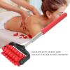 ZJchao Back Scratchers, Telescopic Massagers, Adjustable Muscle Roller for Back, Head, Arm - Portable Extendable Backscratchers for Men Women (Red) view 2