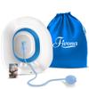 Fivona Sitz Bath for Toilet Seat with Massage Hand Flusher and Storage Bag; Postpartum Care and Hemorrhoid Treatment; BPA Free V Steam Kit; Perfect for Perineal Soak and Portable Bidet view 1