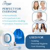 Fivona Sitz Bath for Toilet Seat with Massage Hand Flusher and Storage Bag; Postpartum Care and Hemorrhoid Treatment; BPA Free V Steam Kit; Perfect for Perineal Soak and Portable Bidet view 3