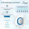 Fivona Sitz Bath for Toilet Seat with Massage Hand Flusher and Storage Bag; Postpartum Care and Hemorrhoid Treatment; BPA Free V Steam Kit; Perfect for Perineal Soak and Portable Bidet view 4