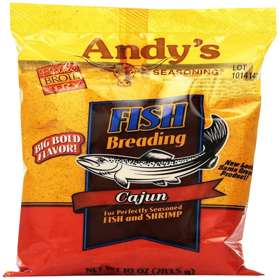 Andys Breading Fish Cajun, 10 Oz (Pack of 6)