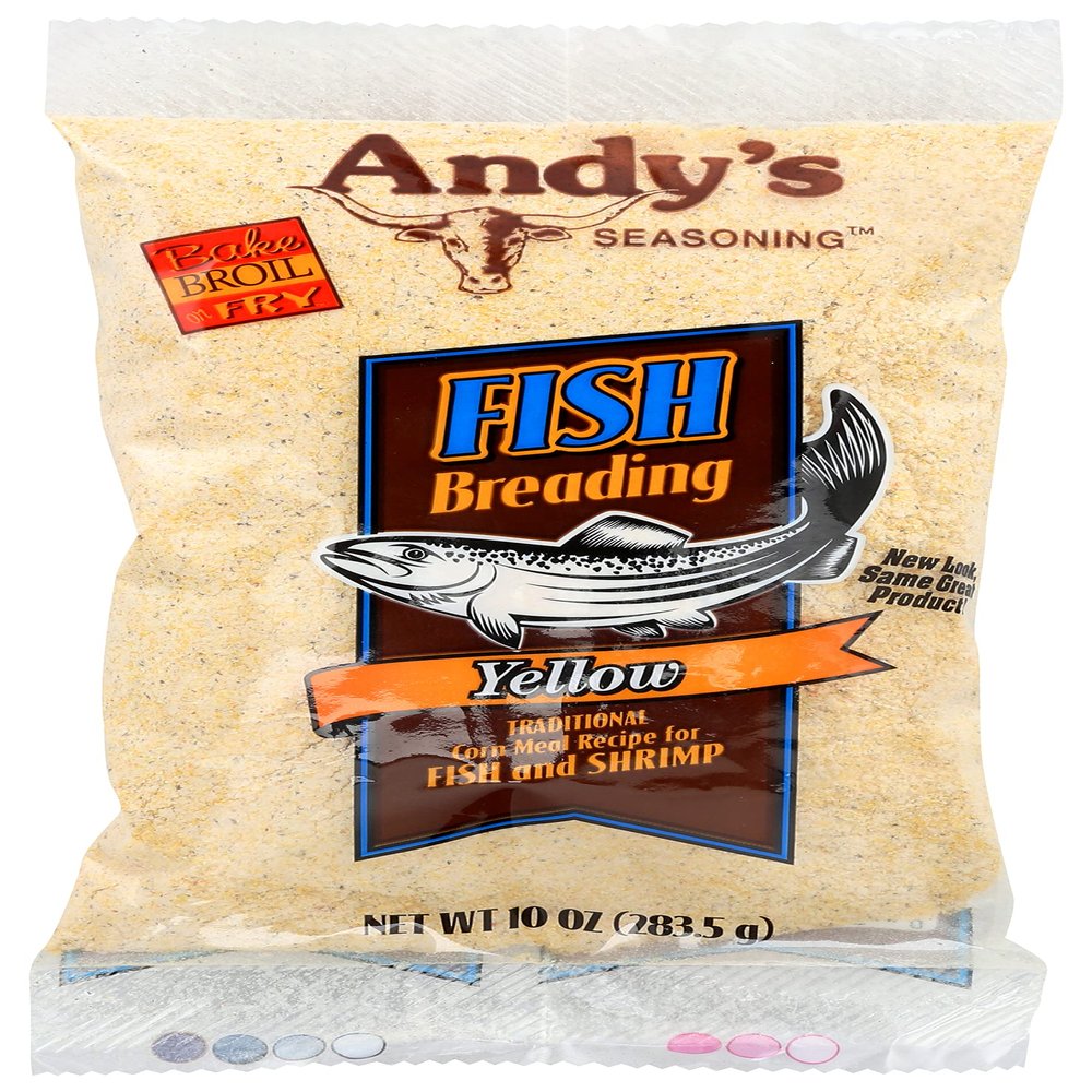 Andys Breading Fish Yellow, 10 Oz (Pack of 6)