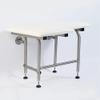 Padded Folding Shower Seat with Legs - Wall Mount Bench for Inside Shower / Bathroom Assist / 304 Stainless Steel / Marine Vinyl / Right / 26" x 21" view 1