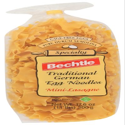 Bechtle Noodle Lasagna Mini Pasta, 17.6 Oz (Pack of 12)