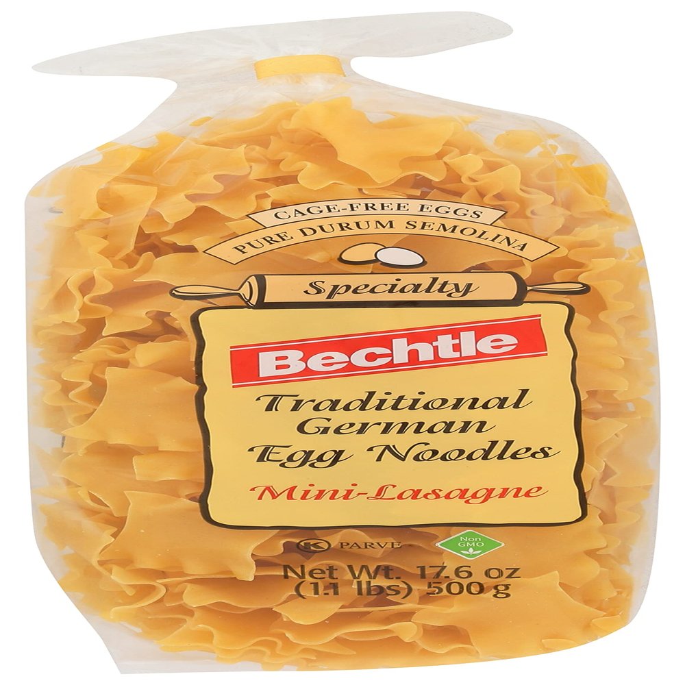 Bechtle Noodle Lasagna Mini Pasta, 17.6 Oz (Pack of 12)