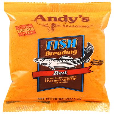 Andys Breading Fish Red, 10 Oz (Pack of 6)