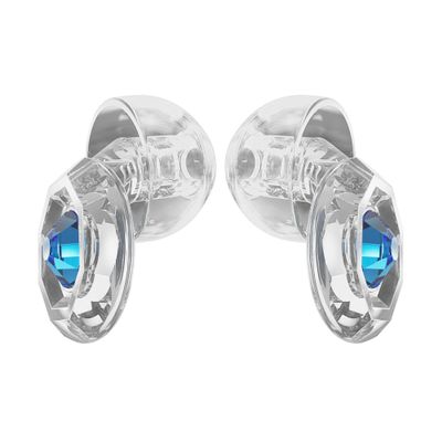 Eargasm Clicks Earplugs - Reusable Noise Reduction Ear-Plugs with Customizable Gemstone Faceplates - Hearing Protection for Noise Sensitivity at Live Concerts, Motorcycles, Sports Events, Festivals