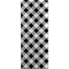 Jillson & Roberts 20" x 30" Printed Gift Tissue for Birthdays, Wine Bags, Weddings, Black Gingham, 24 Folded Sheets view 2