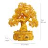 Crystal Fortune Tree Citrine Crystal Money Tree Bonsai Style Feng Shui Decoration Bonsai Fortune Money Tree for Good Luck Wealth Prosperity Crystal Bonsai Fortune Money Tree view 2