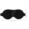 Magnetic Eye Mask for Improved Sleep & Wellness, Adjustable Strap, Contains 12 Magnets Stones Eye Shade Black view 4