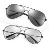 Transition Photochromic Bifocal Reading Glasses Men Women Pilot Presbyopic Glasses Multifocal Driving Sunglasses Reader (black, 3.25, multiplier_x) view 2