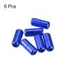 uxcell Shoelace Locks Buckle, 8 x 18mm Aluminum Elastic No Tie Shoe Lace Turnbuckle, Glossy Blue 6 Pcs view 3
