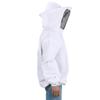 XGOPTS Ventilated Beekeeping Suit Jacket Professional Lightweight Beekeeper Protective Clothing Smock with Hood and Veil for Adult Men Women, White view 3