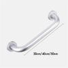 Aluminum 30/40/50 cm Bathroom Tub Handrail Grab Toilet Shower Bathe Straight Safety Support Handle Towel Rack (Color : Antique, Size : 50cm) (Silver 30) view 2