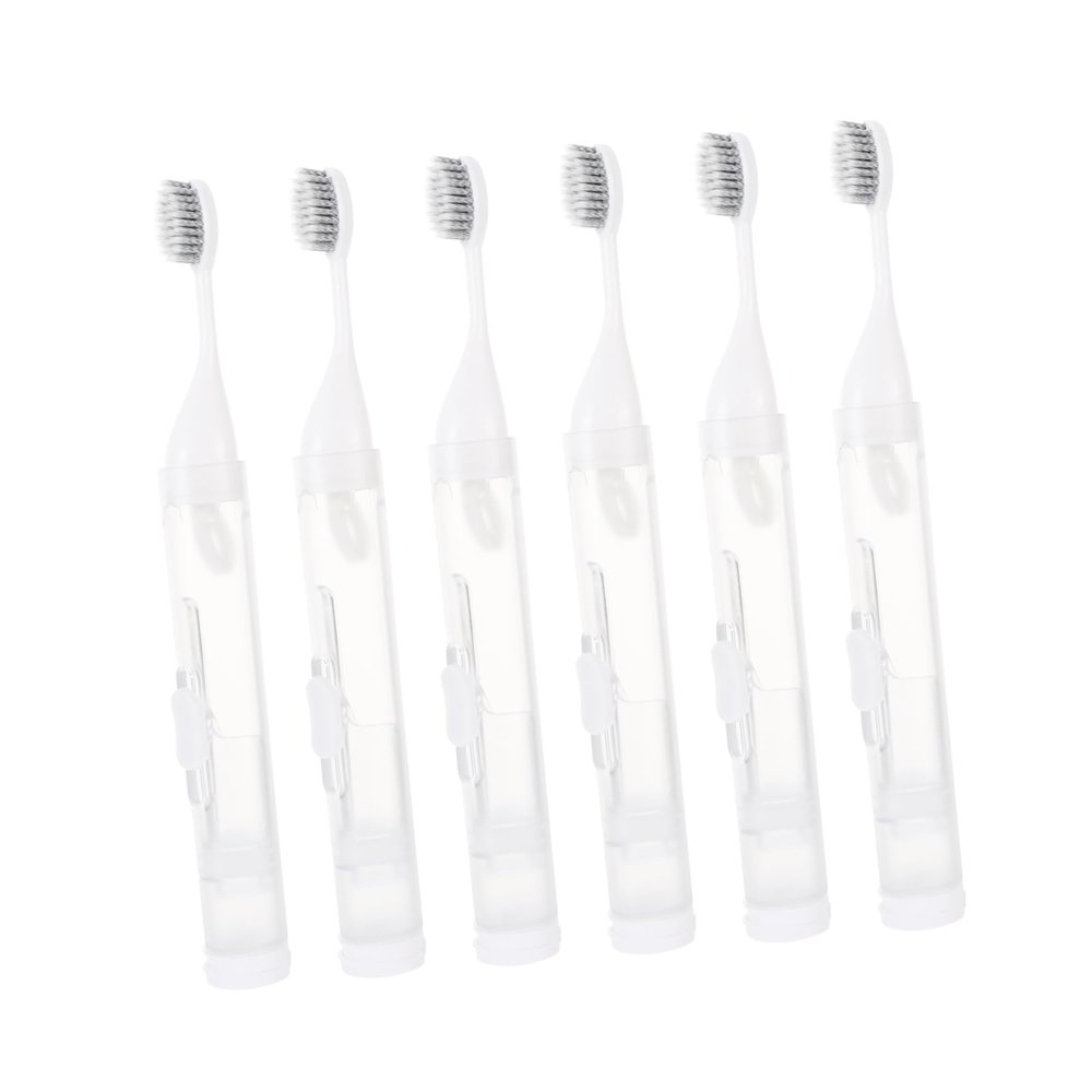 EXCEART 1pc Portable Travel Toothbrush Holder and Toothpaste Box Compact Design for Easy Carrying Made of Pctg Material for Office School and Travel