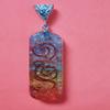Aadhya Wellness Reiki Crystal Natural Healing Crystal Stone Pendant Necklace Real Spiritual Chakra Organite Jewelry for Anxiety Men Women - Positive Energy Reiki Vibe Protection view 2